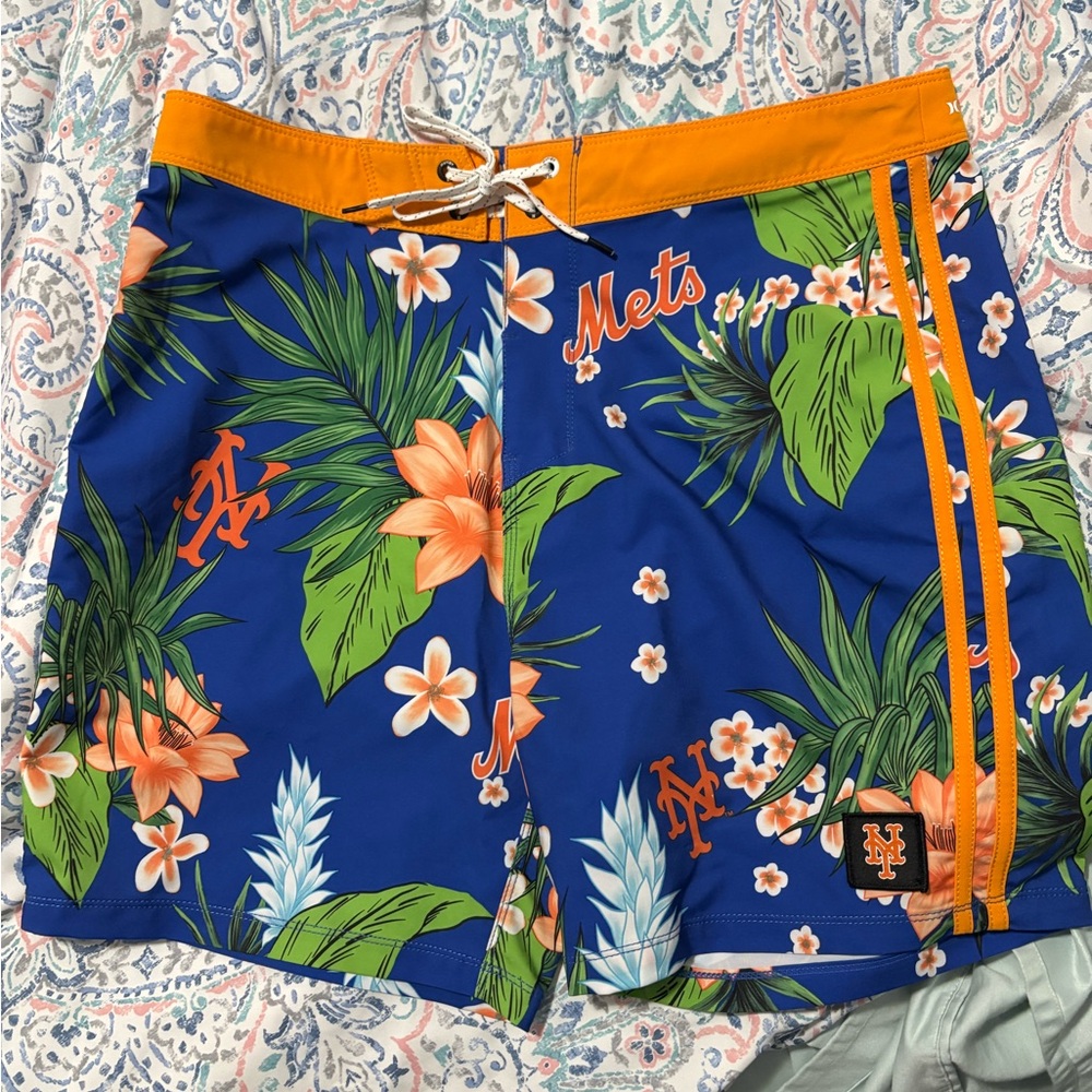 New York Mets Hurley x 47 Swim Shorts